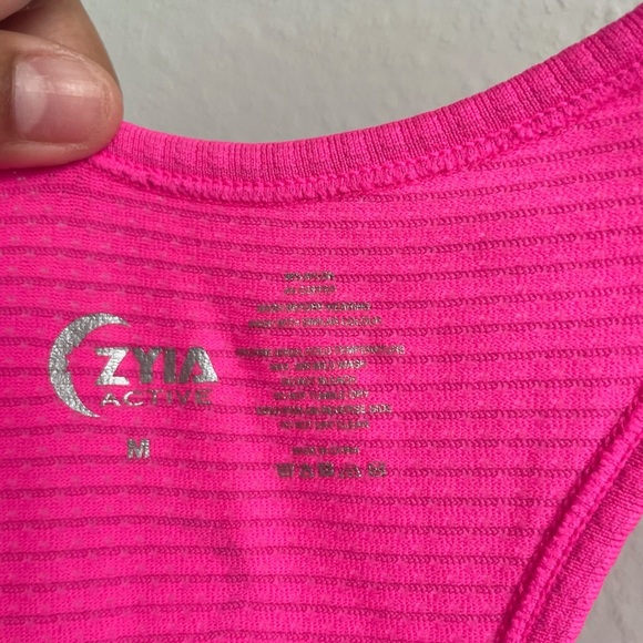 Zyia active Pink Activewear Tank Odor Blocking Lot bundle. 2 tops - Picture 3 of 8